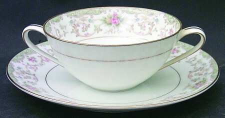 Croydon Flat Cream Soup Bowl & Saucer Set
