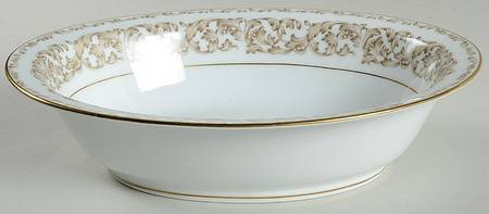 Cromwell 10" Oval Vegetable Bowl