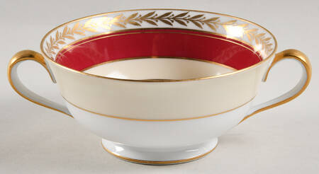 Crome Footed Cream Soup Bowl