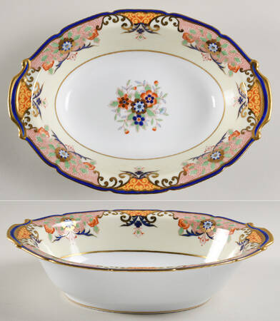 Crowndalia 10" Oval Vegetable Bowl