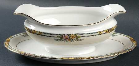Croydon Gravy Boat with Attached Underplate