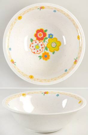 Crazy Quilt Coupe Cereal Bowl