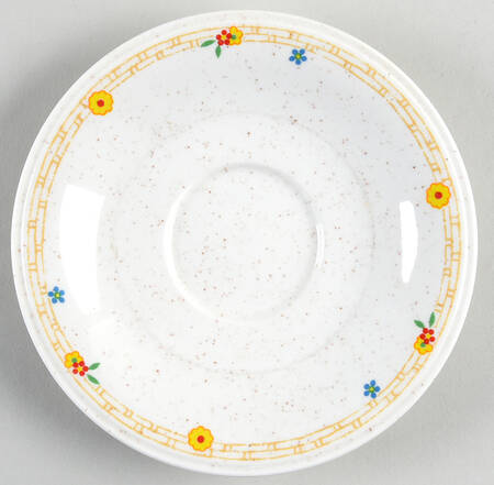 Crazy Quilt Saucer