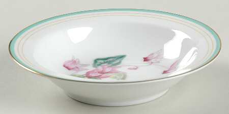 Cyclamen Rim Fruit/Dessert (Sauce) Bowl
