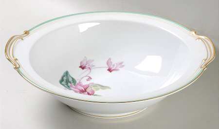 Cyclamen 10" Round Vegetable Bowl