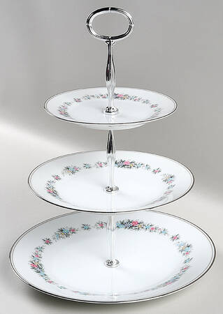 Cynthia 13 7/8"-14 1/4" 3-Tiered Serving Tray(DP,SP,BB) HC