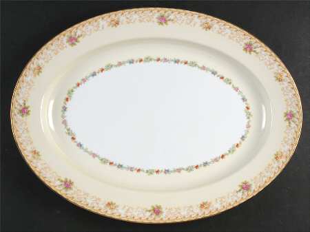 Cynthia 16" Oval Serving Platter