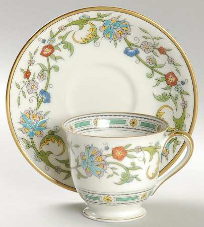 Cyril Footed Demitasse Cup & Saucer Set