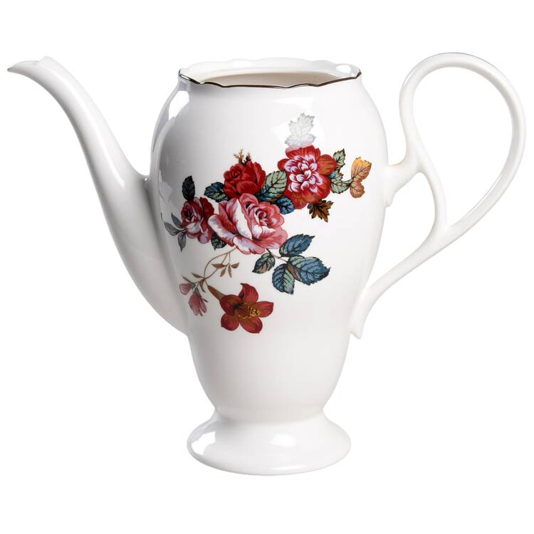 Damask Bouquet Tea/Coffee Pot No Lid