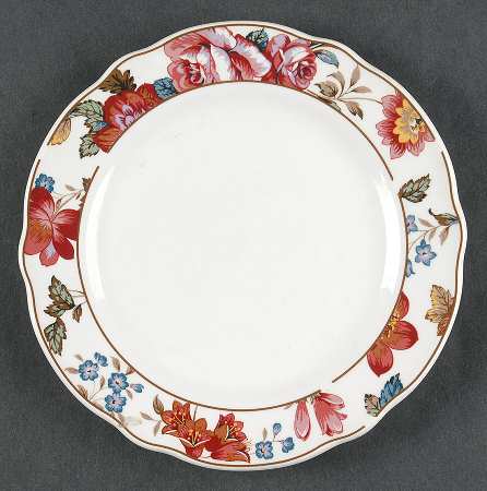 Damask Bouquet Bread & Butter Plate