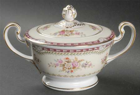 Dahlia Sugar Bowl & Lid