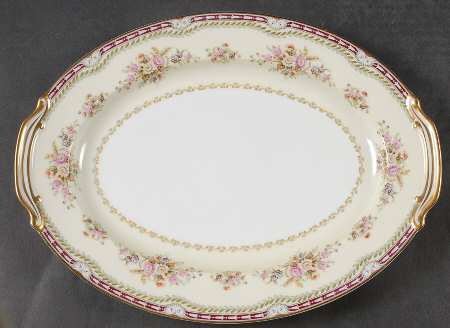 Dahlia 12" Oval Serving Platter