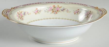 Dahlia 10" Round Vegetable Bowl