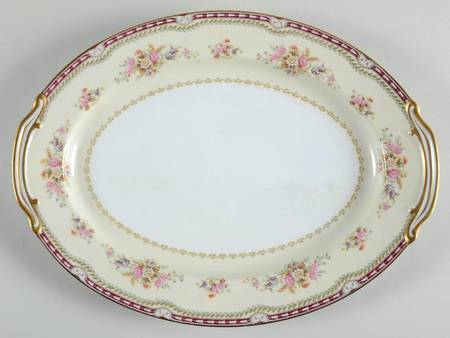 Dahlia 13" Oval Serving Platter