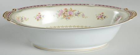 Dahlia 10" Oval Vegetable Bowl
