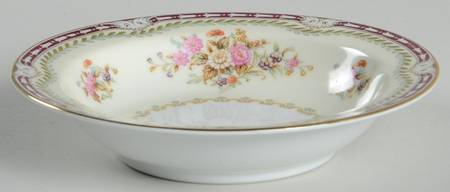 Dahlia Rim Fruit/Dessert (Sauce) Bowl