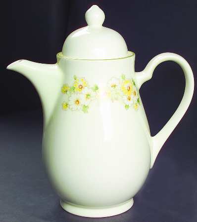 Daisygarland Coffee Pot & Lid