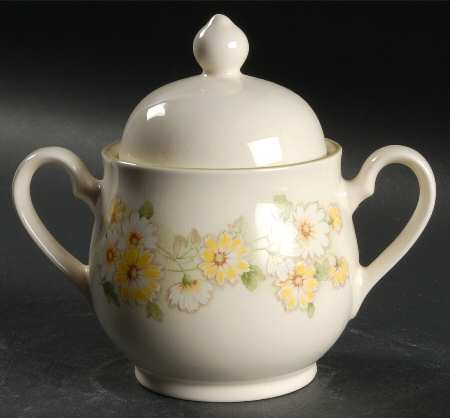 Daisygarland Sugar Bowl & Lid