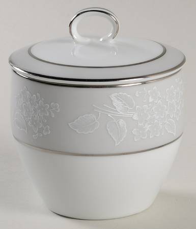 Damask Sugar Bowl & Lid