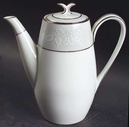 Damask Small Coffee Pot & Lid