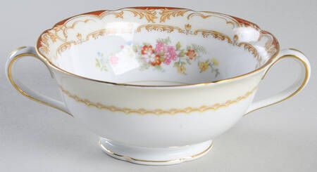 Damon Footed Cream Soup Bowl