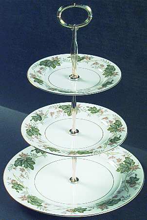 Daphne 13 7/8"-14 1/4" 3-Tiered Serving Tray(DP,SP,BB) HC