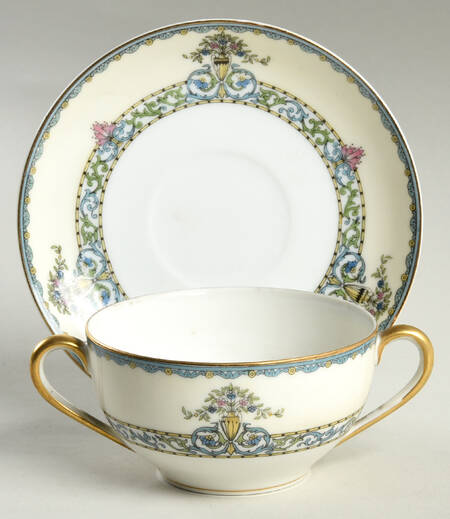 Darby Flat Bouillon Cup & Saucer