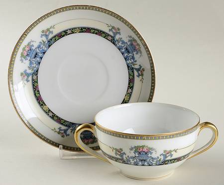 Daventry Flat Bouillon Cup & Saucer
