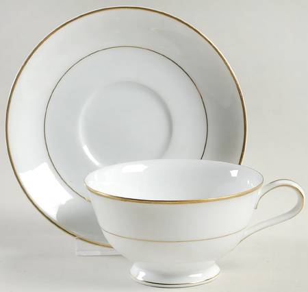 Dawn Footed Cup & Saucer Set by Noritake