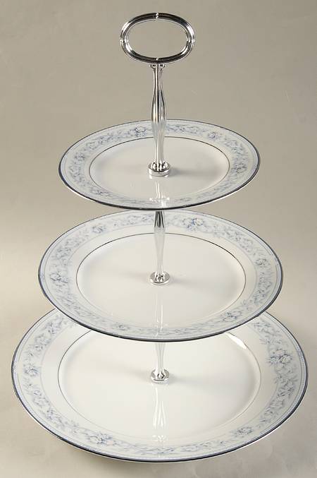 Dearborn 13 7/8"-14 1/4" 3-Tiered Serving Tray(DP,SP,BB) HC