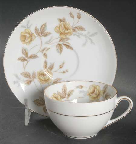Debonair Flat Cup & Saucer Set