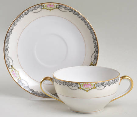 Deerlodge Flat Bouillon Cup & Saucer