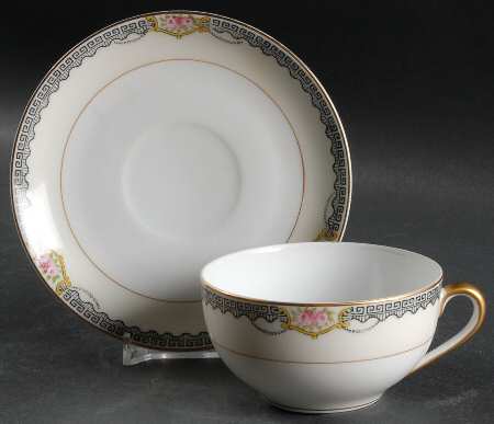 Deerlodge Flat Cup & Saucer Set