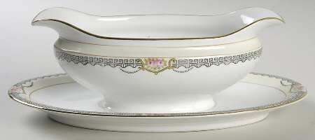 Deerlodge Gravy Boat with Attached Underplate