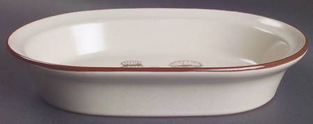 Desert Flowers 9" Oval Vegetable Bowl