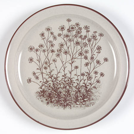 Desert Flowers Luncheon Plate
