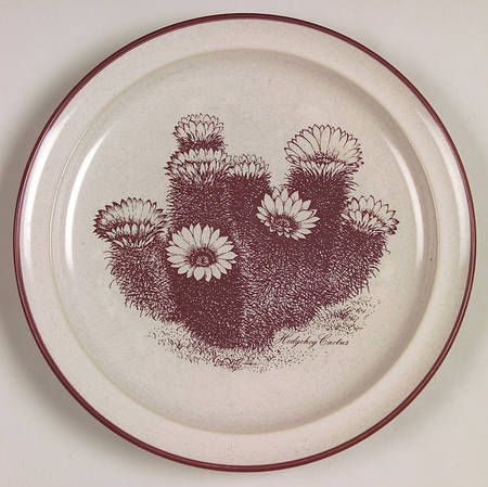 Desert Flowers Luncheon Plate