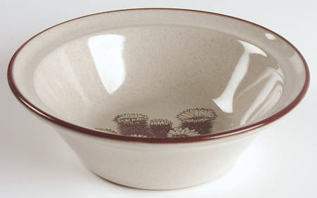 Desert Flowers Rim Cereal Bowl