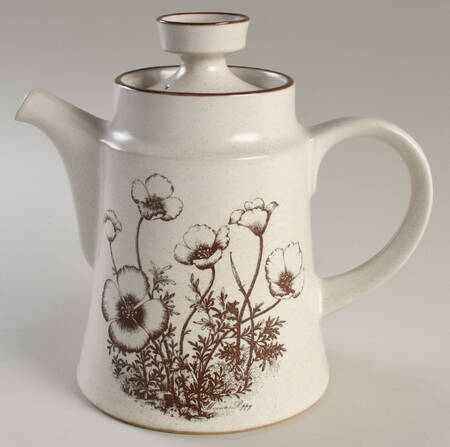 Desert Flowers Tea/Coffee Pot & Lid