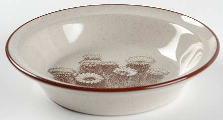 Desert Flowers Rim Soup Bowl