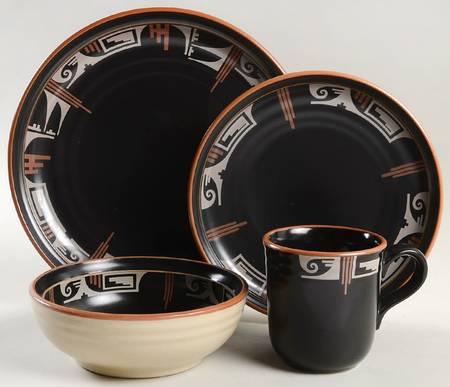 Desert Fire 4 Piece Place Setting