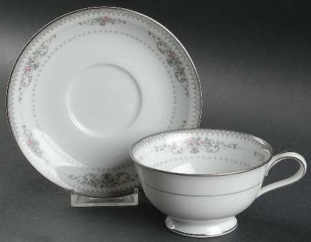 Delburne Footed Cup & Saucer Set