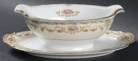Delmar Gravy Boat with Attached Underplate