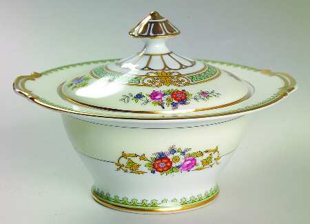 Delrosa Sugar Bowl & Lid