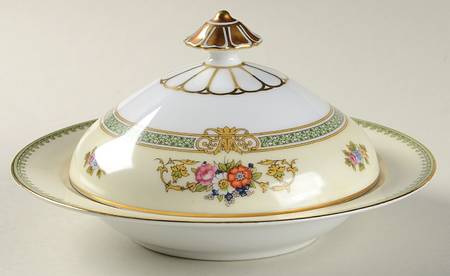 Delrosa Round Covered Butter