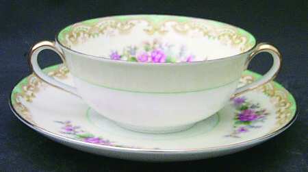 Delta Flat Cream Soup Bowl & Saucer Set