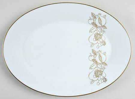 Della Robbia 14" Oval Serving Platter