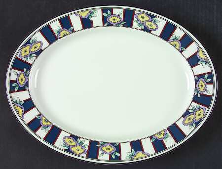 Deco Spirit 13" Oval Serving Platter