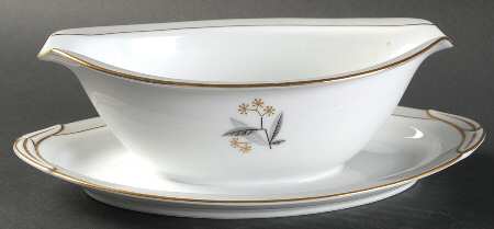 Devon (5532) Gravy Boat with Attached Underplate