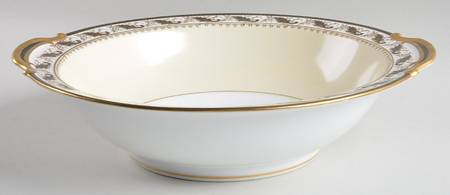 Devon Black (103041) 10" Round Vegetable Bowl